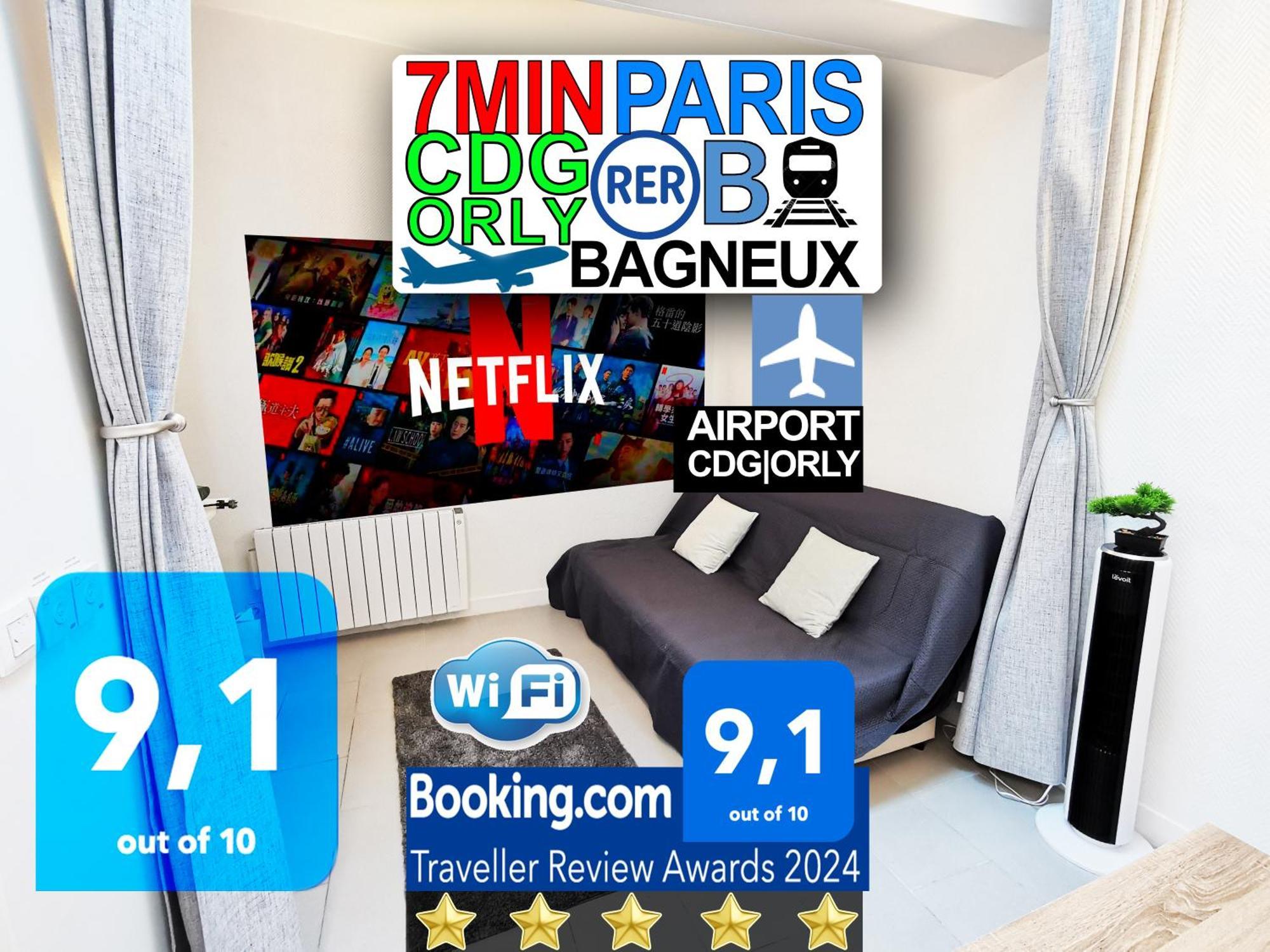 Bagneux Paris Rer B Confort Netflix Cachan Dış mekan fotoğraf